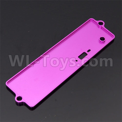 HSP 94188 spare parts-166664 166064 122064 (02111)-02 Upgrade Aluminum Battery Cover-Purple,Upgrade HSP 94188 RC Car Truck Parts,Upgrade HSP 1:10 RC Truck Spare parts Accessories,HSP 94188 Upgrade Parts