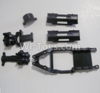 HBX Survivor MT 12811 Gear Box Housing & Upper Deck,Second Floor plate & Battery Cover Parts-12601R