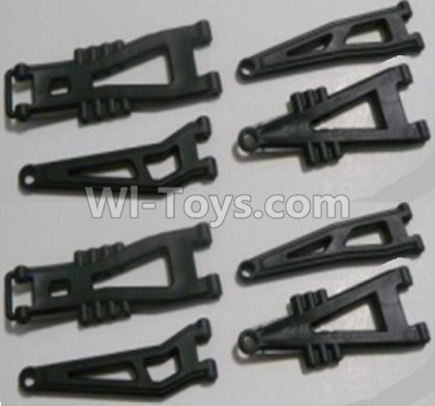HBX Survivor MT 12811 Front And Rear Suspension Arms,Front And Rear Swing Arm(Total 8PCS) Parts-12603,HaiBoXing urvivor MT 12811 12811B RC Car Parts