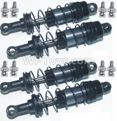 HBX Survivor MT 12811 Upgrade Meal Front and Rear Aluminium shock set(Total 4pcs) Parts-12203BT,HaiBoXing urvivor MT 12811 12811B RC Car Parts