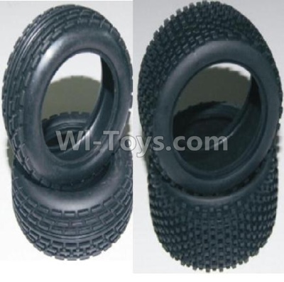 HBX Survivor MT 12811 Front and Rear Tire lether-4pcs(Not include the Wheel hub) Parts-12034 12037,HaiBoXing urvivor MT 12811 12811B RC Car Parts