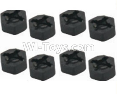 HBX Survivor MT 12811 Hexagon Wheel Seat(4pcs) Parts-12010,HaiBoXing urvivor MT 12811 12811B RC Car Parts