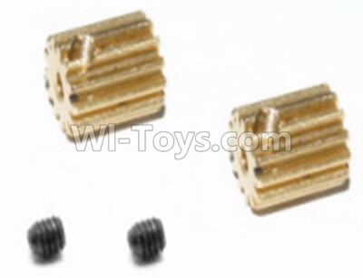 HBX Survivor MT 12811 BRUSHLESS Upgrade Metal Motor Pinion Gears 16T(2pcs) & Set Screws 33mm(2pcs) Parts-12528