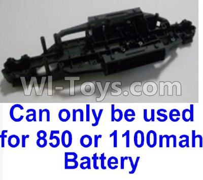 HaiBoXing HBX 12812 Chassis Parts-Chassis,Bottom frame (Can only be used for 1100mah or 850mah battery),(Now,This pars has no produce ,please buy upgrade 1500mah Chassis,Bottom frame also buy the 1500mah battery ,then can solve the problem)-12600R