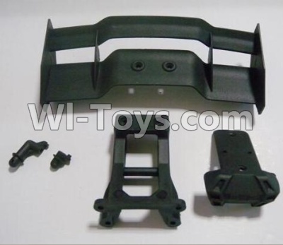HaiBoXing HBX 12812 Tail wing & Tail wing frame & Column for the Car canopy(For Off-road vehicles) Parts-12606,1/12 HaiBoXing HBX 12812 Survivor ST RC Truck Spare parts Accessories