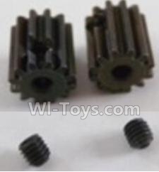HaiBoXing HBX 12812 Motor Pinion Gears 12T(12 Teeth) & Set Screws-3X3mm(2pcs) Parts-12060,1/12 HaiBoXing HBX 12812 Survivor ST RC Truck Spare parts Accessories