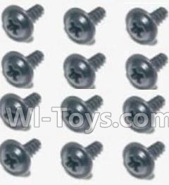 HaiBoXing HBX 12812 Screw Parts-Flange Head Self Tapping Screws 2.6X8mm(12PCS) Parts-S160,1/12 HaiBoXing HBX 12812 Survivor ST RC Truck Spare parts Accessories