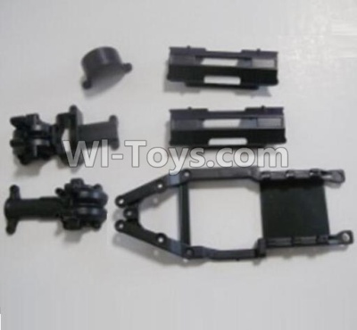 HBX 12813 Gear Box Housing & Upper Deck,Second Floor plate & Battery Cover Parts-12601R,1/12 HaiBoXing HBX 12813 Survivor MT RC Car Parts
