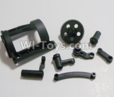 HBX 12813 Motor Seat + Big Gear+ Sttering Parts Parts-12602R,1/12 HaiBoXing HBX 12813 Survivor MT RC Car Parts