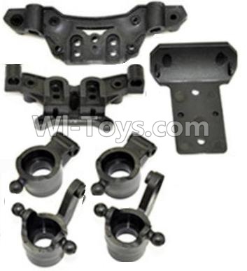 HBX 12813 Front And Rear shockproof board,Shock Absorbers board & Rear wheel seat(2pcs) & Steering Cup(2pcs) Parts-12605R,1/12 HaiBoXing HBX 12813 Survivor MT RC Car Parts
