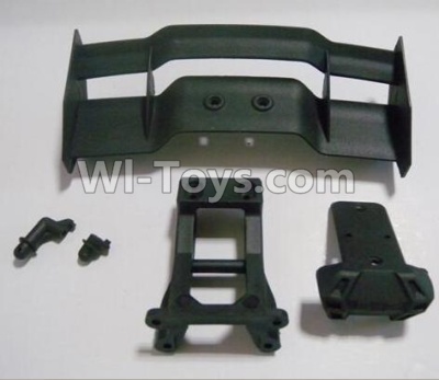 HBX 12813 Tail wing & Tail wing frame & Column for the Car canopy(For Off-road vehicles) Parts-12606,1/12 HaiBoXing HBX 12813 Survivor MT RC Car Parts