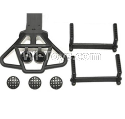 HBX 12813 Front shockproof board,Front Shock Absorbers board & Column for the Car canopy(For Big truck) Parts-12607,1/12 HaiBoXing HBX 12813 Survivor MT RC Car Parts