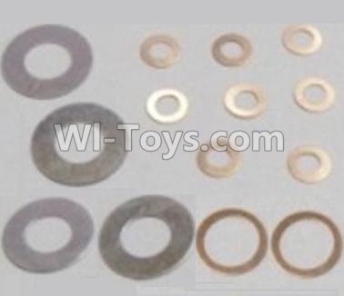 HBX 12813 Washers Parts-4PCS(φ6.3X12.5X0.2mm) & Washers-8PCS(φ2.7X5.5X0.3mm) & Washers-2PCS(φ8.2X10.5X0.3mm) Parts-12617,1/12 HaiBoXing HBX 12813 Survivor MT RC Car Parts