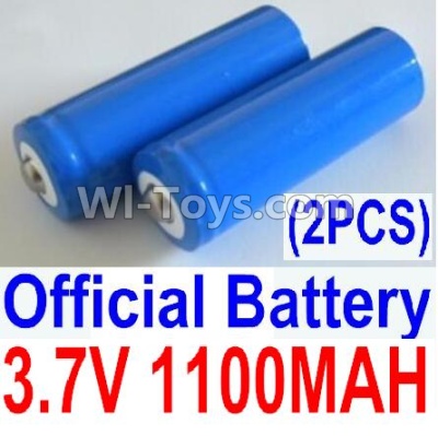 HBX 12813 Battery Parts-Official 3.7V 1100mAH Battery(Li-ion Batteries)-2pcs,(This parts now has no produce ,you can buy the upgrade 1500mah battery ,and buy 12600BT Chassis,Bottom frame(For 1500mah) together)-12619A