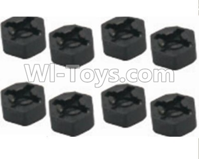 HBX 12813 Hexagon Wheel Seat(4pcs) Parts-12010,1/12 HaiBoXing HBX 12813 Survivor MT RC Car Parts