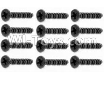 HBX 12813 Screw Parts-Countersunk Screw 2.5X8mm(12PCS) Parts-S181,1/12 HaiBoXing HBX 12813 Survivor MT RC Car Parts