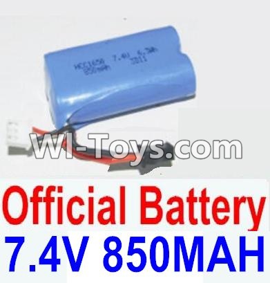 HBX 12881 Battery Parts-Official 7.4V 850mah Battery(1pcs) Parts-12032N,HaiBoXing HBX 12881 VORTEX RC Car Parts