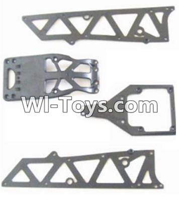 HBX 12882P ONSLAUGHT Parts-Front side panel & motor cover & upper Steering seat Parts-12002P,HaiBoXing HBX 12882P ONSLAUGHT RC Car Parts