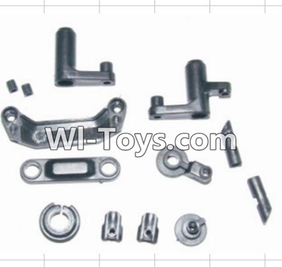 HBX 12882P ONSLAUGHT Parts-Steering Assembly & Servo Saver Assembly & Battery Door Block,Battery Door Lock Parts-12009P,HaiBoXing HBX 12882P ONSLAUGHT RC Car Parts