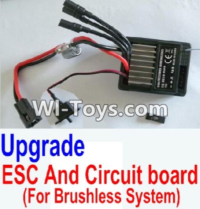 HBX 12882P ONSLAUGHT Upgrade Brushless ESC and Circuit board Parts-12216,HaiBoXing HBX 12882P ONSLAUGHT RC Car Parts