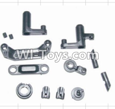 HBX 12883 Parts-Steering Assembly & Servo Saver Assembly & Battery Door Block,Battery Door Lock Parts-12009P,HBX 12883P Car Parts
