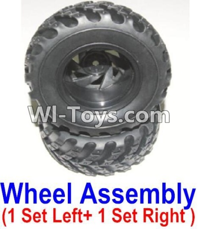 HBX 12883 wheel Parts-Official Left and Right wheel assembly(2 set-1x Left and 1X Right) Parts-12059,HBX 12883P Car Parts