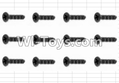 HBX 12883 Screws Parts-Countersunk Self Tapping Screw(12pcs)-2.6X8mm Parts-S020,HBX 12883P Car Parts