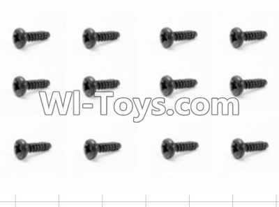 HBX 12883 Screws Parts-Round Head Screw(12pcs)-2.5X8mm Parts-S100,HBX 12883P Car Parts