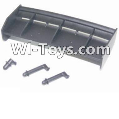 HBX 12885 Iron Hammer Tail wing & Column for the Car canopy Parts-12013,HaiBoxing HBX 12885 Iron Hammer RC Car Spare Parts