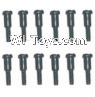 HBX 12885 Iron Hammer Step Screws(12pcs)-3.5X4.5-3X4.6mm Parts-S152,HaiBoxing HBX 12885 Iron Hammer RC Car Spare Parts