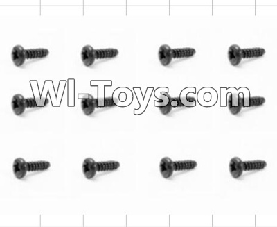 HBX 12885 Iron Hammer Round Head Self Tapping Screws(12pcs)-2.6X18mm Parts-S163,HaiBoxing HBX 12885 Iron Hammer RC Car Spare Parts