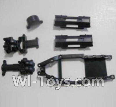 HBX 12891 Gear Box Housing & Upper Deck,Second Floor plate & Battery Cover 12601R,1/12 HaiBoXing HBX 12891 Dune ThunderRC Truck Parts