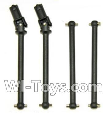 HBX 12891 Front Drive shaft,Front dog bone(2pcs) & Rear drive shaft(2pcs) Parts,1/12 HaiBoXing HBX 12891 Dune ThunderRC Truck Parts