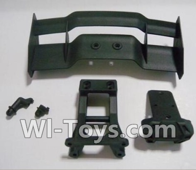 HBX 12891 Tail wing & Tail wing frame & Column for the Car canopy(For Off-road vehicles) 12606,1/12 HaiBoXing HBX 12891 Dune ThunderRC Truck Parts