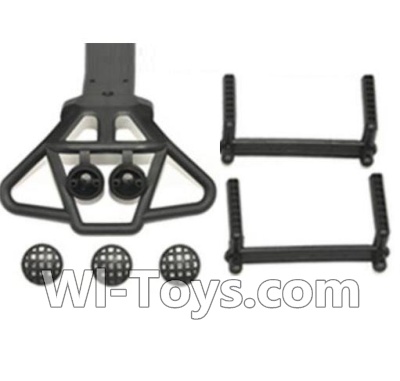 HBX 12891 Front shockproof board,Front Shock Absorbers board & Column for the Car canopy(For Big truck) 12607,1/12 HaiBoXing HBX 12891 Dune ThunderRC Truck Parts