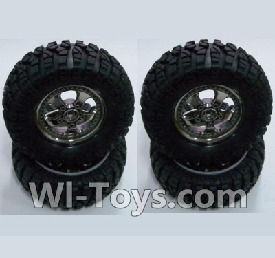 HBX 12891 Dune Thunder Wheels Complete (4PCS) 12662,1/12 HaiBoXing HBX 12891 Dune ThunderRC Truck Parts