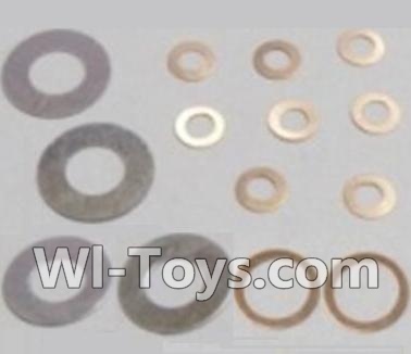 HBX 12891 Dune Thunder Washers-4PCS(φ6.3X12.5X0.2mm) & Washers-8PCS(φ2.7X5.5X0.3mm) & Washers-2PCS(φ8.2X10.5X0.3mm) 12617,1/12 HaiBoXing HBX 12891 Dune ThunderRC Truck Parts