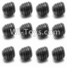 HBX 12891 Dune Thunder Set Screw-3X3mm(12PCS) S016,1/12 HaiBoXing HBX 12891 Dune ThunderRC Truck Parts