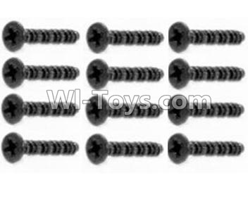 HBX 12891 Countersunk Screw 2.5X8mm(12PCS) S181,1/12 HaiBoXing HBX 12891 Dune ThunderRC Truck Parts