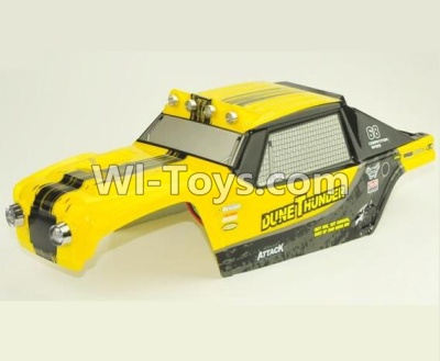 HBX 12891 Body shell cover-Desert Truck Shell,Car shell-Yellow 891-B001,1/12 HaiBoXing HBX 12891 Dune ThunderRC Truck Parts
