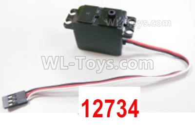 HBX 12895 Steering Servo. Servo for the Steering direction. The servo's Torque is 2.2KGS with 3-WIRE. The replace accessories number is 12734