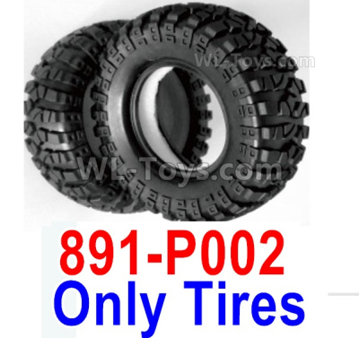 HBX 12895 Tires + Insert, Tires Skins, Total 2pcs. Not include the Wheel Rims. The replace accessories number is 891-P002