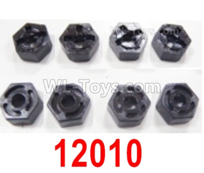 HBX 12895 Wheel Hex seat for the Wheels. Wheel Fixed seat, Total 8pcs. The replace accessories number is 12010