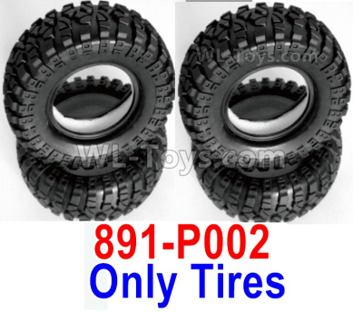 HBX 12895 Tires + Insert, Tires Skins, Total 4pcs. Not include the Wheel Rims. The replace accessories number is 891-P002