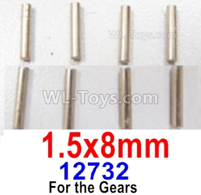 HBX 12895 Gear Pin-1.5X8mm. The replace accessories number is 12732