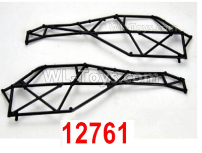 HBX 12895 Roll Cage, Side Rails.Total 2pcs. It includes the left and Right. The replace accessories number is 12761