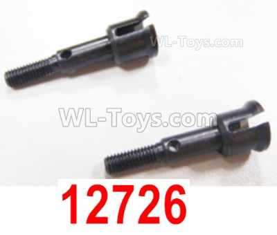 HBX 12895 Wheel Shafts, cup-shape shaft for the front Wheel, Total 2pcs. The replace accessories number is 12726