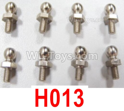 HBX 12895 Front Turning Linkage Inserted Ball Stud. The Inner diameter is 4.8mm. The replace accessories number is H013