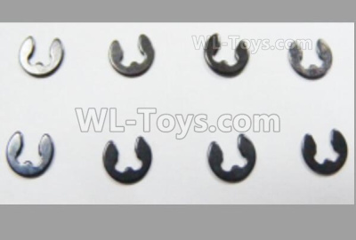 HBX 12895 4mm E-Clips, Total 8pcs. The replace accessories number is H152