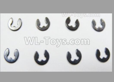 HBX 12895 2mm E-Clips, Total 8pcs. The replace accessories number is H153
